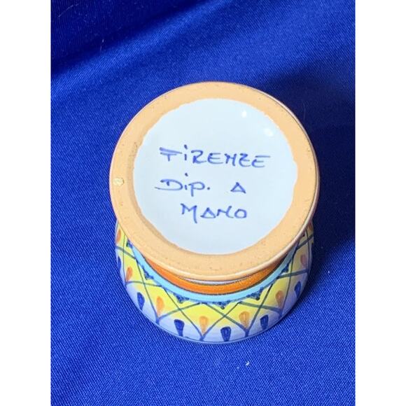 Egg Cup Italian Pottery Firenza Dip A Mamo - Picture 5 of 5